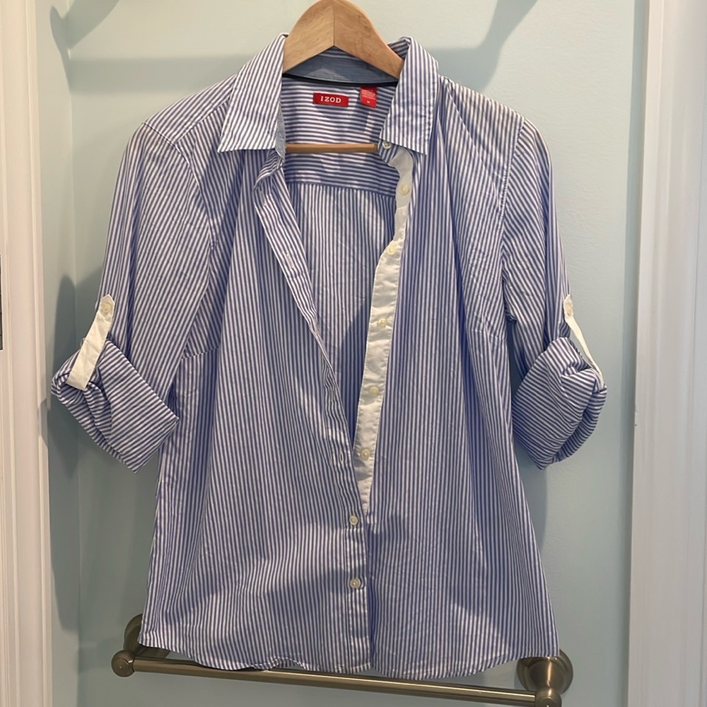 Stripe Izod top